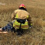 Мужчина отравился дымом во время природного пожара в Черкасской области