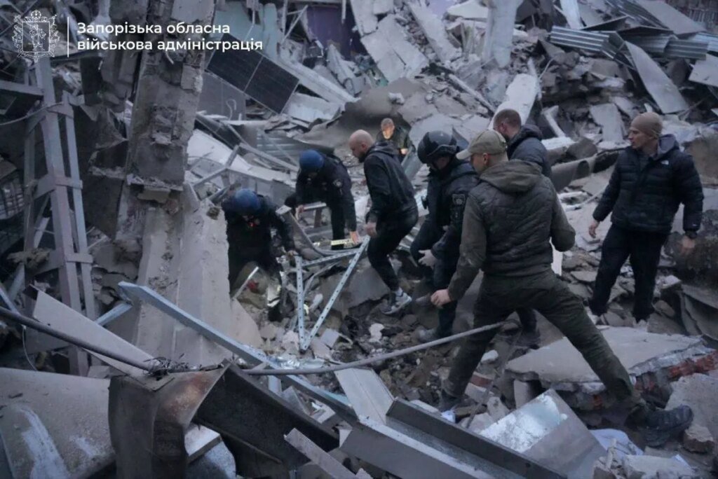 Удар рф по Запорожью: количество раненых возросло до 16