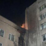 российский дрон атаковал детскую поликлинику в Сумах: город частично без света